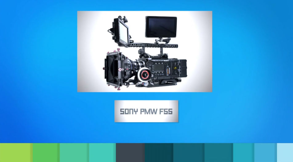 Reel de cámara SONY PMW F55