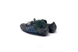 Zapatos Deportivos Negros Con Azul